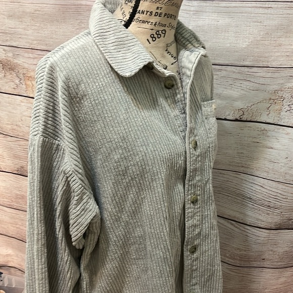 BDG Corduroy Shirt Jacket Shacket Urban Outfitters Oversized Button Down Large - Picture 5 of 12